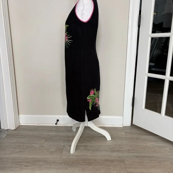 CJ Laing Sleeveless Dress
Celery Pink Sz 6 tropical flowers colorful embroidery - Picture 3 of 6